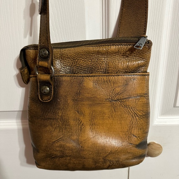 Patricia Nash Brown Leather Crossbody Bag - Picture 2 of 10